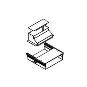 Wiremold VA12W-VL10 Sweep Vertical Riser For Trench Duct Feeder System Trusted Brand