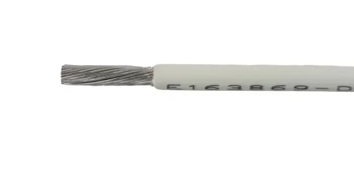 Worldwide Shipping Alpha Wire EcoWire® Hook-Up/Lead Wire – 14 AWG 41 Stranded Conductor – Tinned copper – 600V – White – 1000 ft -1,000 FT