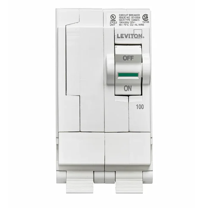 Worldwide Shipping LB200 – Leviton – 100 Amp Circuit Breaker – Plug-In – 100 Amp – 2 Pole – 240 Volt