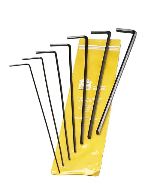 Worldwide Shipping Yellow Jacket 12 in. Hex Wrench Set 7 pcs – 60750
