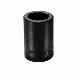 Wright® 48-21MM Shape II Standard Length Socket, 1/2 in Square Drive, 21 mm, 6 Points